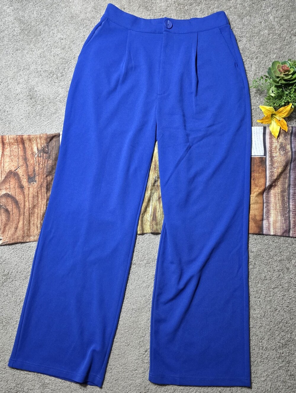 Charlotte Russe Blue Dress Pants Straight Leg Women's Size XL